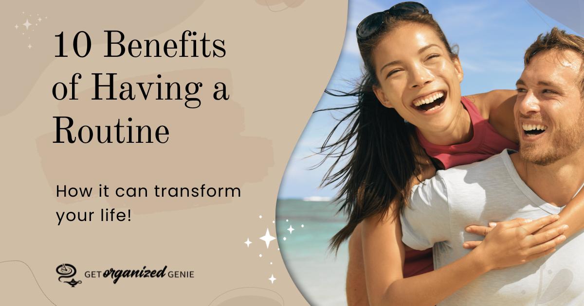 A young couple enjoying the benefits of having a routine A young couple enjoying the benefits of having a routine