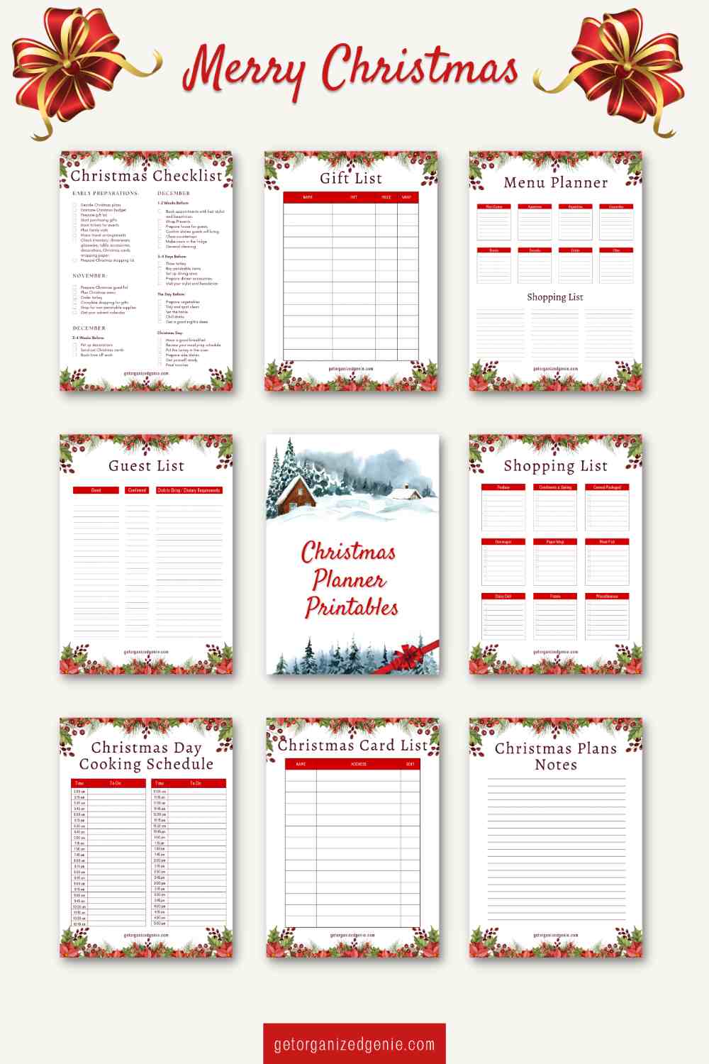 Planning for Christmas How to - Christmas Planner Printables 2