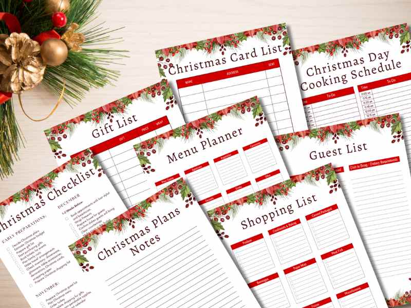 Christmas Planners