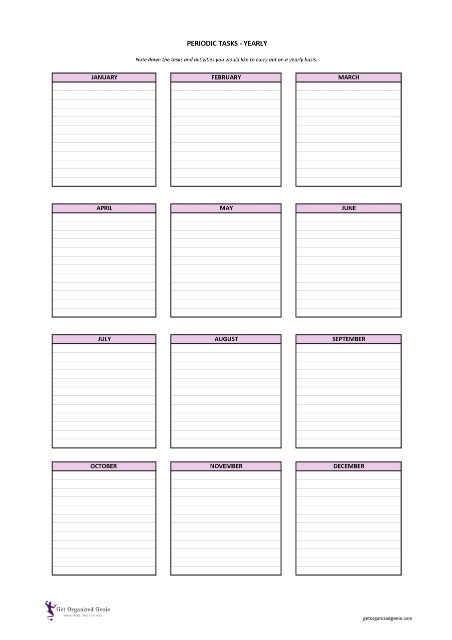 Free Printable Forms For Organizing Free Printable Forms For Organizing